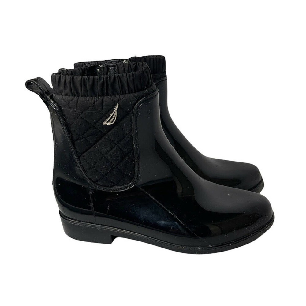Nautica Sherlyn Womens Ankle Stringer Rubber Quilted Rain Boots Size 8 FU4340